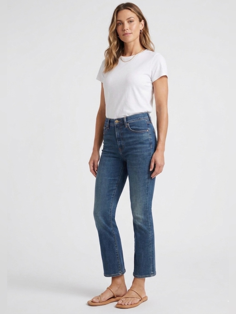 Veronica Beard Carly Kick Flare High Rise Jeans